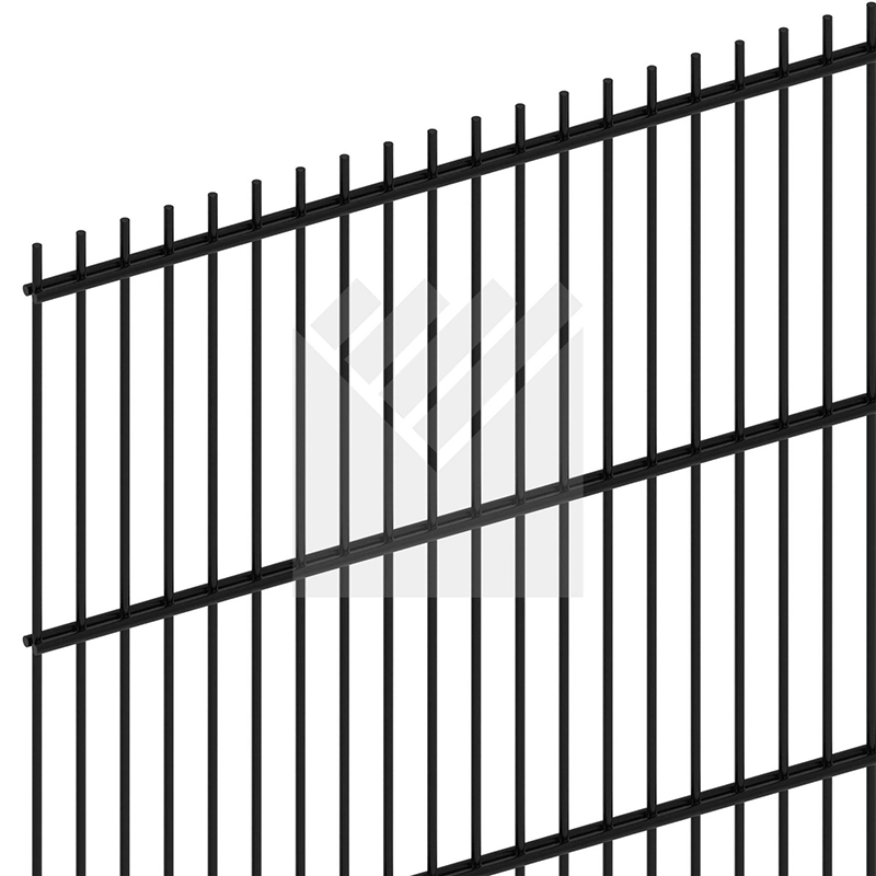 Doppelstabmattenzaun in Anthrazit – langlebig und modern Doppelstabmattenzaun in Anthrazit als stabile und moderne Grundstücksabgrenzung.